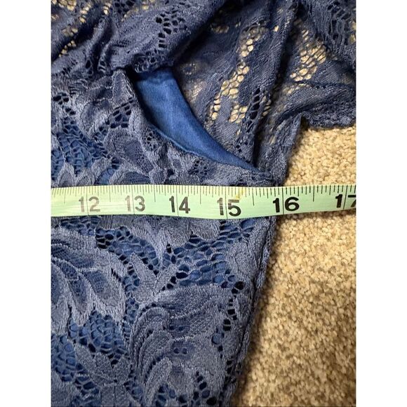 Charlotte Russe Lined Blue Soft Lace size Medium - Picture 5 of 10